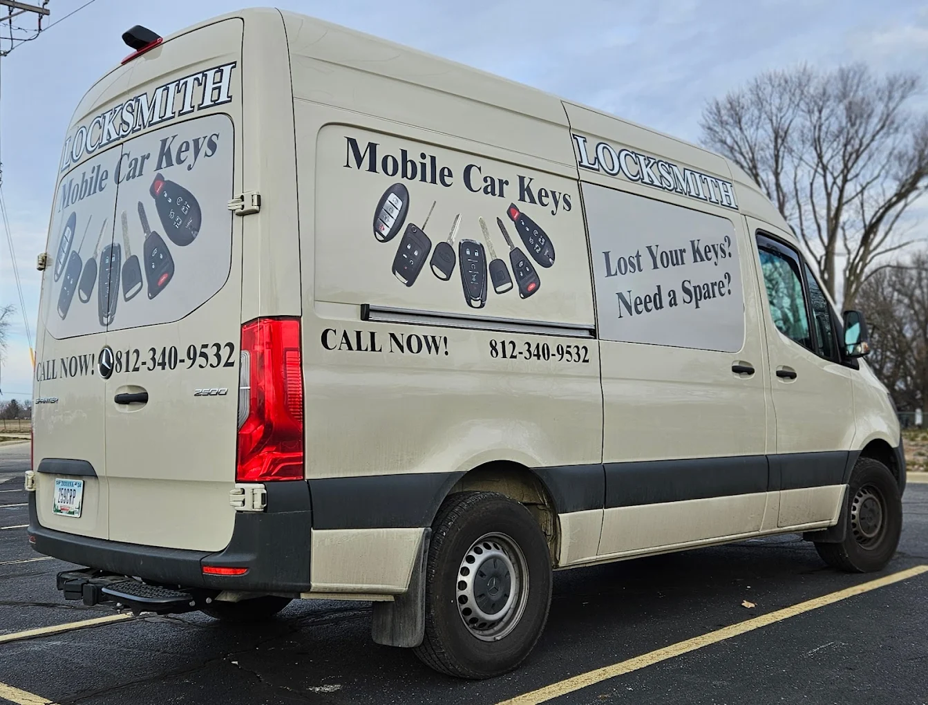 Mobile Car Keys mobile locksmith vehicle serving Bloomington Indiana